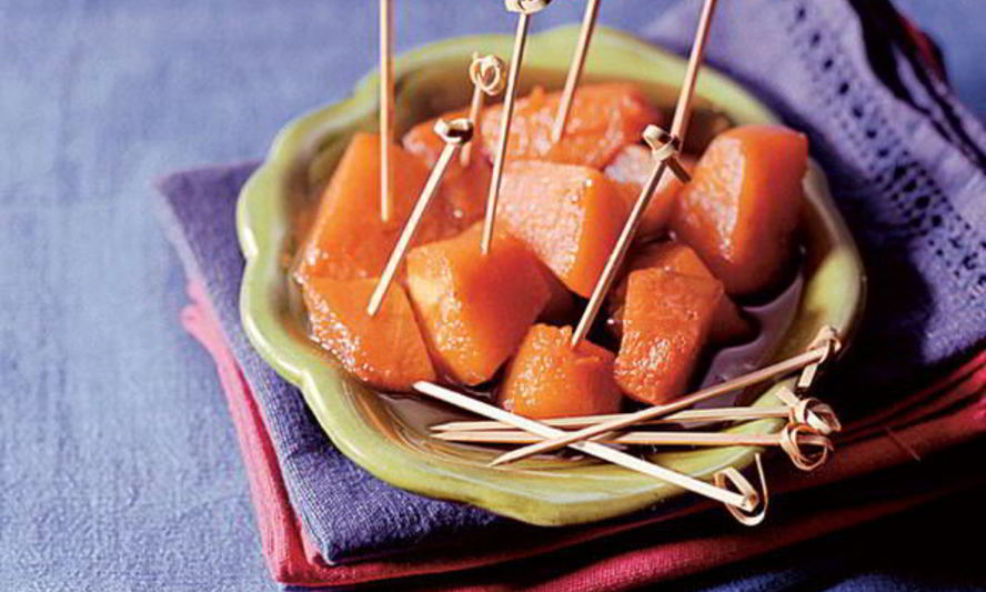 Рецепт мороженого с глазированной тыквой холодно-горячо