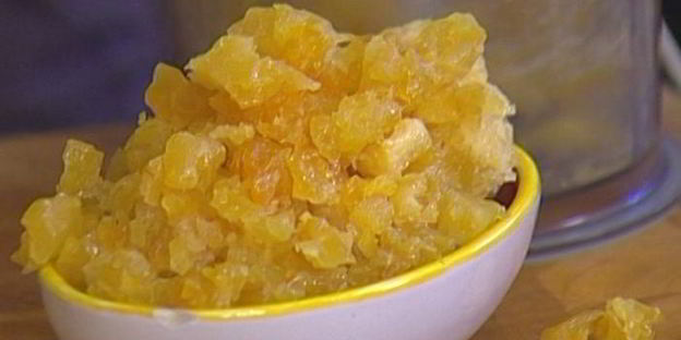 мороженое с вялеными фруктами