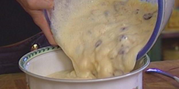 мороженое с вялеными фруктами