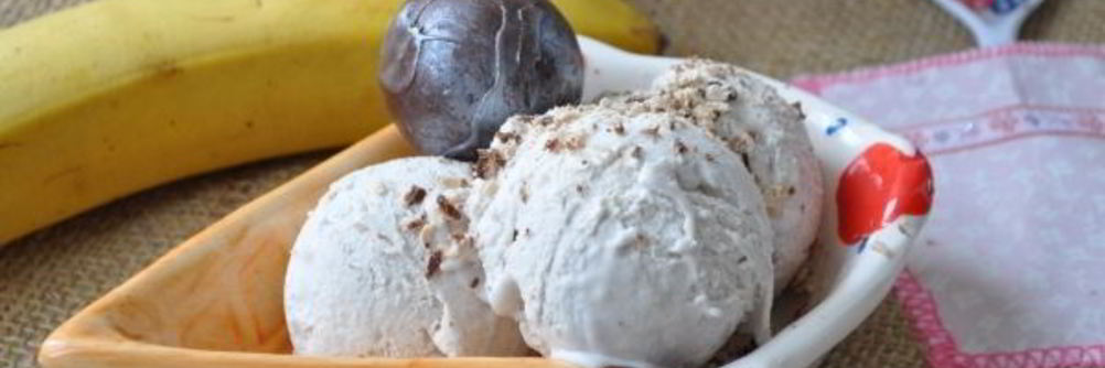 Мягкое банановое мороженое