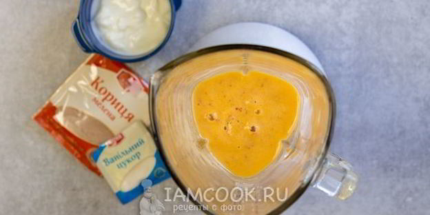 персиково-банановое мороженое