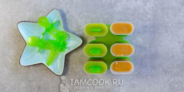 персиково-банановое мороженое