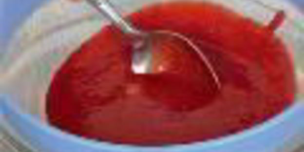 простое клубничное мороженое