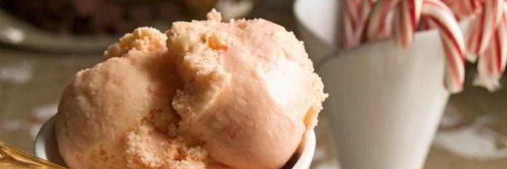 Рождественское мороженое с перечной мятой