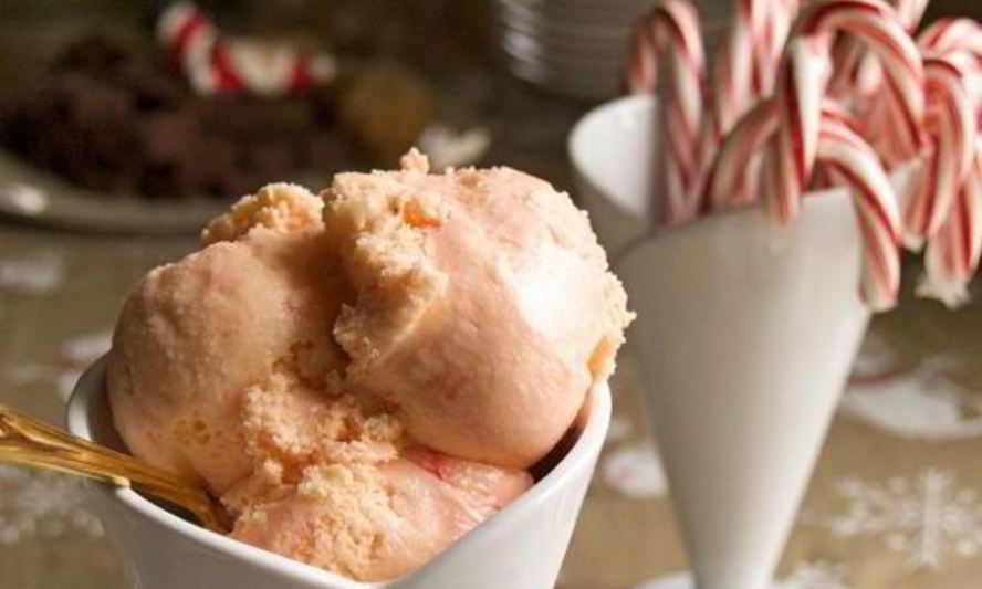 Рецепт рождественского мороженого с перечной мятой