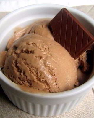 Шоколадное мороженое