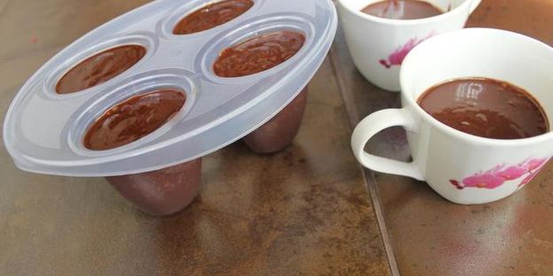 шоколадный десерт-мороженое