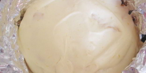 торт-мороженое с лимонным кремом