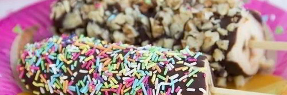 Эскимо из банана в шоколаде