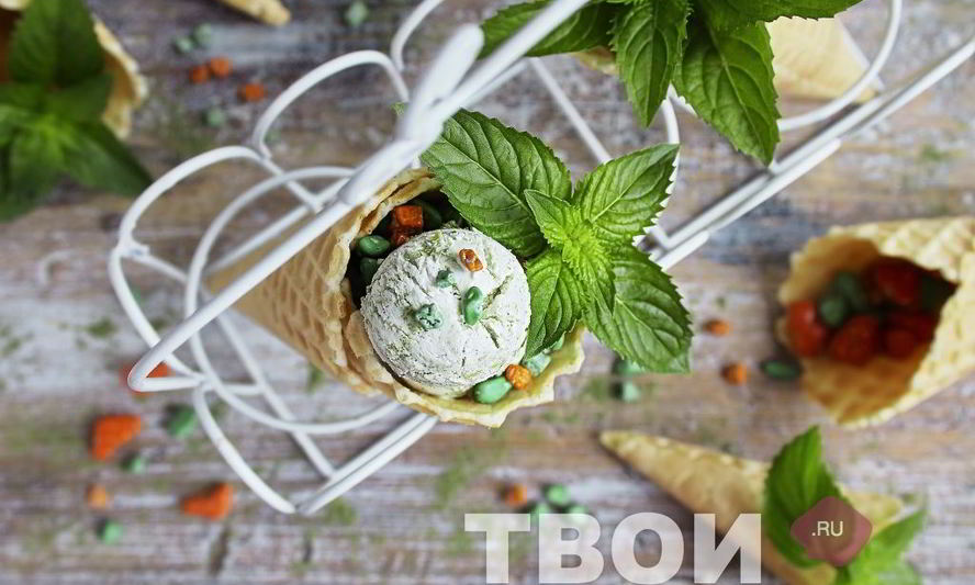 Рецепт зеленого мороженого