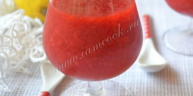 клубничный мусс