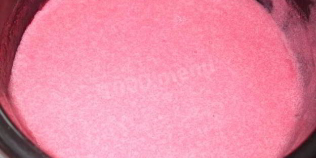 клюквенный мусс