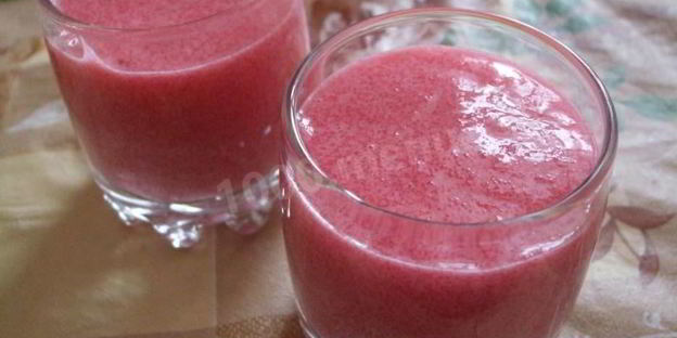 клюквенный мусс