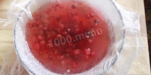 клюквенный мусс