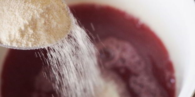 малиновый мусс из манки