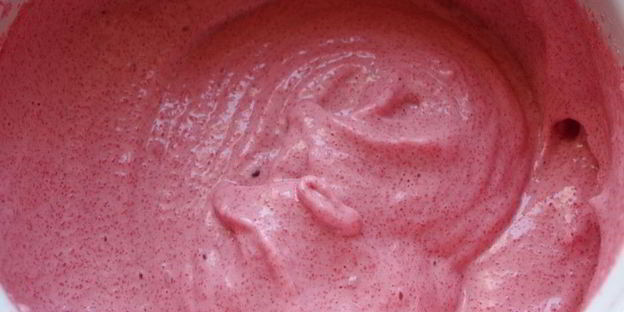 малиновый мусс из манки