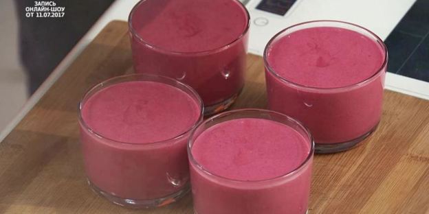 малиновый мусс