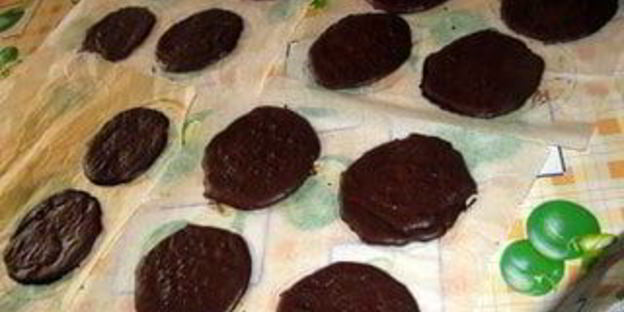 мильфей с муссом из белого шоколада