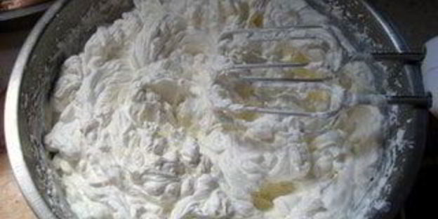 мильфей с муссом из белого шоколада