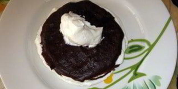 мильфей с муссом из белого шоколада