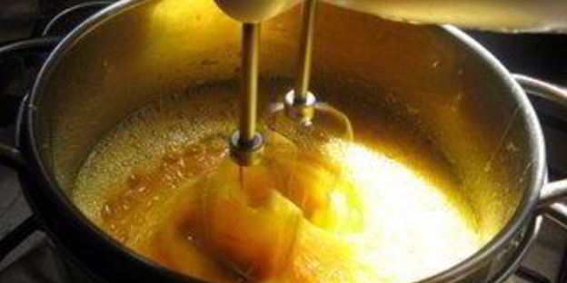 мильфей с муссом из белого шоколада