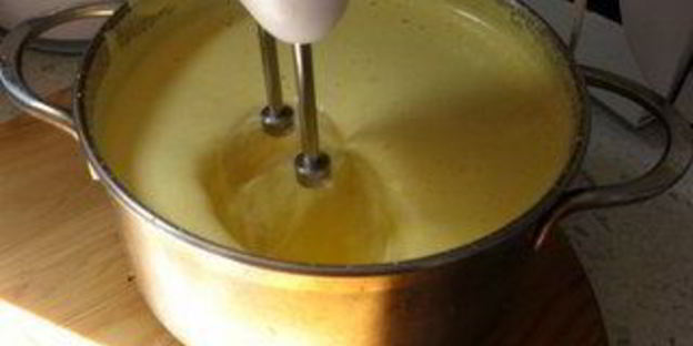 мильфей с муссом из белого шоколада