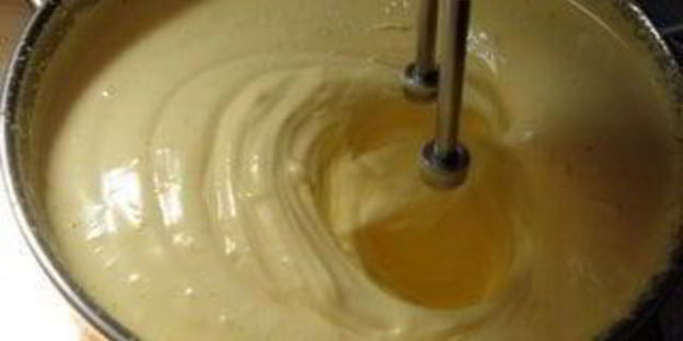 мильфей с муссом из белого шоколада