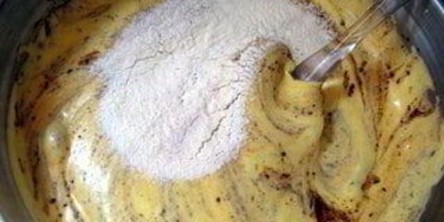 мильфей с муссом из белого шоколада