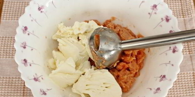 мусс из малосольной горбуши