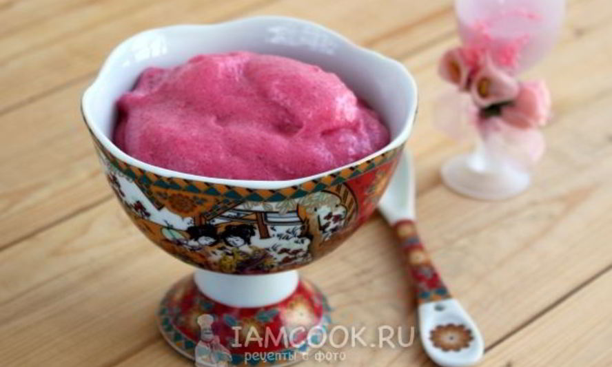 Рецепт мусса клюквенного