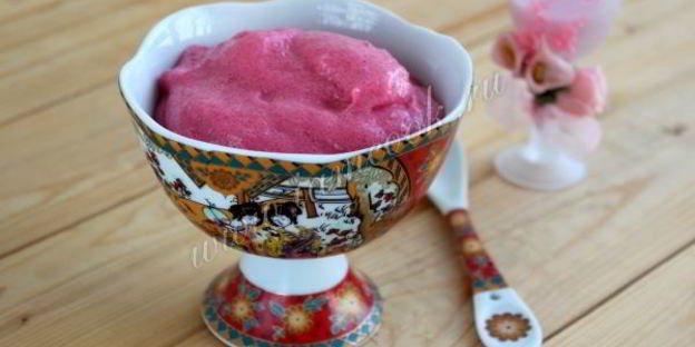 мусс клюквенный