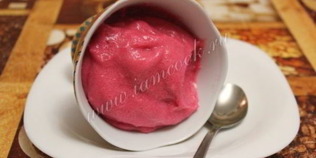 мусс клюквенный