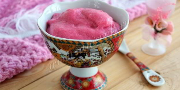 мусс клюквенный