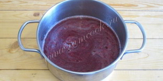 мусс клюквенный