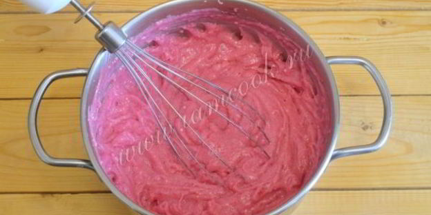 мусс клюквенный