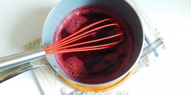 постный мусс с вишней