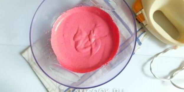 постный мусс с вишней