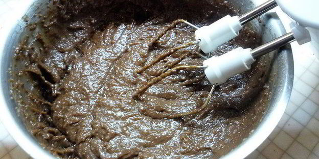 шоколадно-сливочный мусс на манной крупе