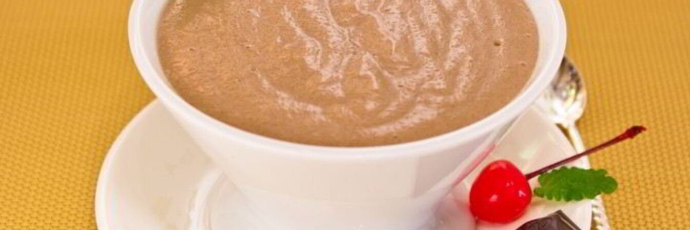 Шоколадный мусс на манной крупе