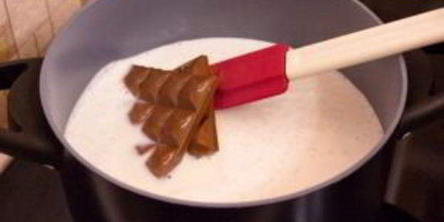 шоколадный мусс на манной крупе