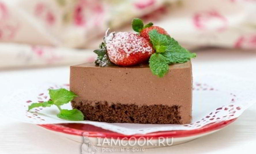 Рецепт шоколадного муссового торта