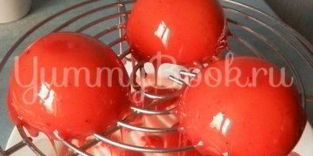 ванильный мусс в глазури