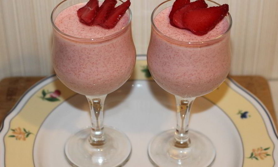 Рецепт воздушного клубничного мусса