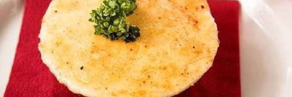 Мясной пудинг с сыром