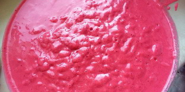 овсяно-ягодный десерт с йогуртом