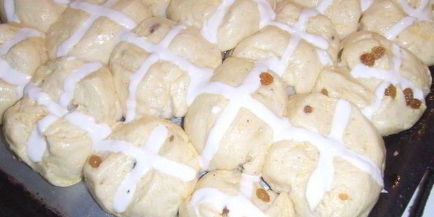 булочки пасхальные