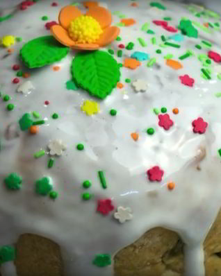 Глазурь для кулича на желатине