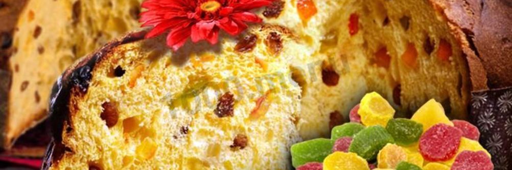 Итальянский кулич с изюмом панеттоне