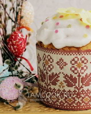 Кулич на сливках