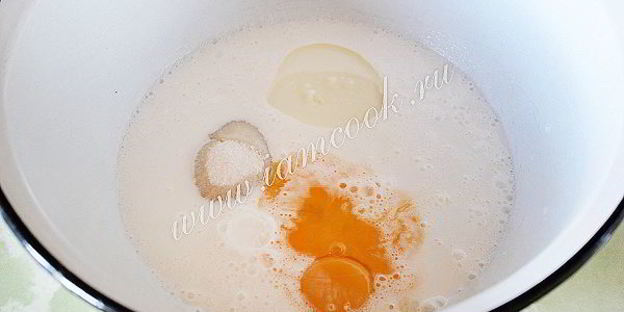 кулич на сливках